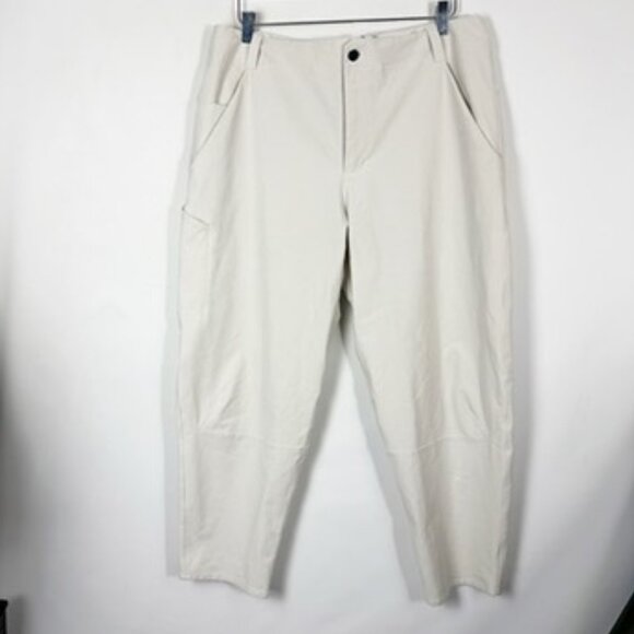 Lululemon City Sleek Barrel Leg Pant Bone 36 - Picture 1 of 6